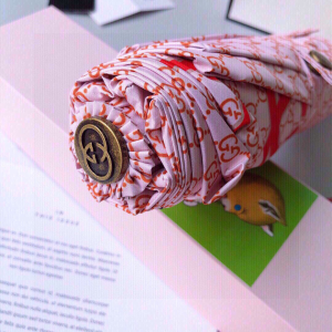 Luxury Womens Umbrella Gucci Luxury GG Umbrella Pink A144PP100 AA147362