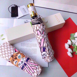 Luxury Womens Umbrella Gucci Luxury GG Umbrella Pink A144PP100 AA147365