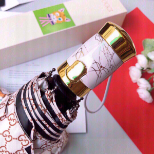 Luxury Womens Umbrella Gucci Luxury GG Umbrella Pink A144PP100 AA147365