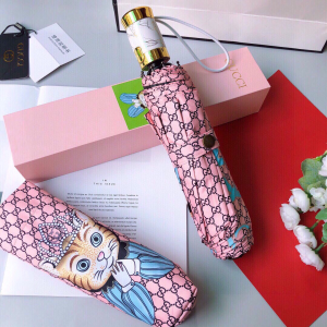 Luxury Womens Umbrella Gucci Luxury GG Umbrella Pink A144PP100 AA147366