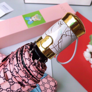 Luxury Womens Umbrella Gucci Luxury GG Umbrella Pink A144PP100 AA147366
