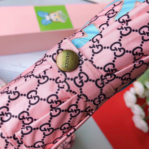 Luxury Womens Umbrella Gucci Luxury GG Umbrella Pink A144PP100 AA147366