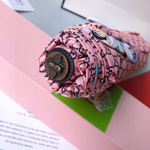 Luxury Womens Umbrella Gucci Luxury GG Umbrella Pink A144PP100 AA147366
