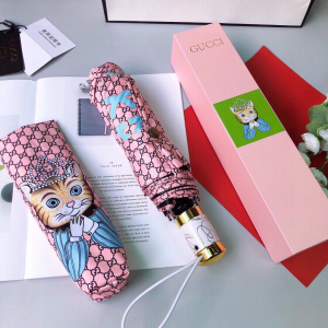 Luxury Womens Umbrella Gucci Luxury GG Umbrella Pink A144PP100 AA147366