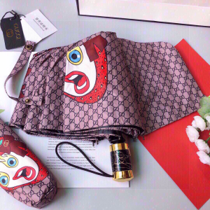 Luxury Womens Umbrella Gucci Luxury GG Umbrella Purple A144PP100 AA147357