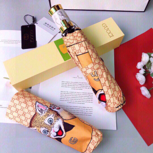 Luxury Womens Umbrella Gucci Luxury GG Umbrella Tan A144PP100 AA147360