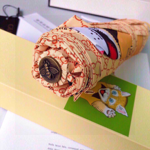 Luxury Womens Umbrella Gucci Luxury GG Umbrella Tan A144PP100 AA147360