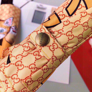 Luxury Womens Umbrella Gucci Luxury GG Umbrella Tan A144PP100 AA147360