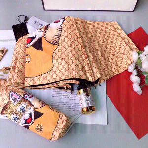 Luxury Womens Umbrella Gucci Luxury GG Umbrella Tan A144PP100 AA147360