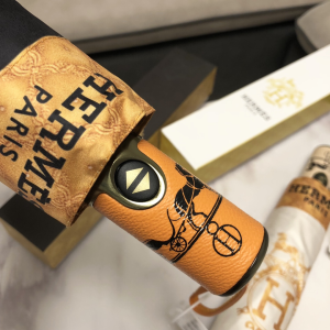 Luxury Womens Umbrella Hermes Luxury Umbrella Black A144PP100 AA147351