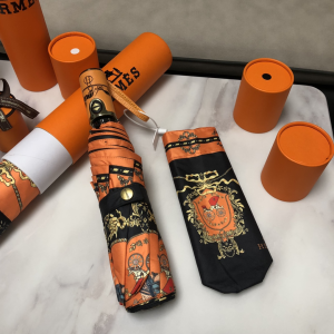 Luxury Womens Umbrella Hermes Luxury Umbrella Black A144PP100 AA147355