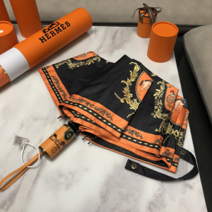 Luxury Womens Umbrella Hermes Luxury Umbrella Black A144PP100 AA147355