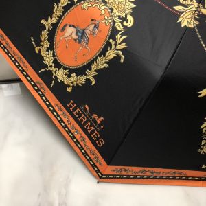 Luxury Womens Umbrella Hermes Luxury Umbrella Black A144PP100 AA147355