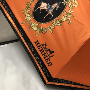 Luxury Womens Umbrella Hermes Luxury Umbrella Orange A144PP100 AA147354