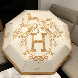 Hermes Luxury Umbrella White 