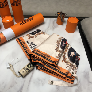 Luxury Womens Umbrella Hermes Luxury Umbrella White A144PP100 AA147353