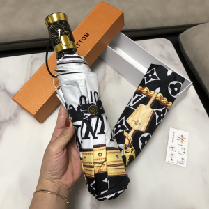 Luxury Womens Umbrella Louis Vuitton Monogram Luxury Umbrella Black A144PP100 AA147352