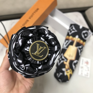 Luxury Womens Umbrella Louis Vuitton Monogram Luxury Umbrella Black A144PP100 AA147352