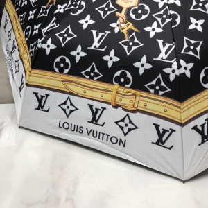 Luxury Womens Umbrella Louis Vuitton Monogram Luxury Umbrella Black A144PP100 AA147352