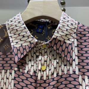 Luxury Womens Clothing Louis Vuitton Monogram Damier Shirt SML A154PP620 AA147696