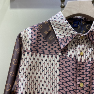 Luxury Womens Clothing Louis Vuitton Monogram Damier Shirt SML A154PP620 AA147696