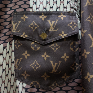Luxury Womens Clothing Louis Vuitton Monogram Damier Shirt SML A154PP620 AA147696