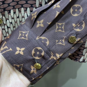 Luxury Womens Clothing Louis Vuitton Monogram Damier Shirt SML A154PP620 AA147696