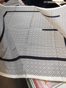 Givenchy 4G Cashmere Silk Scarf White 