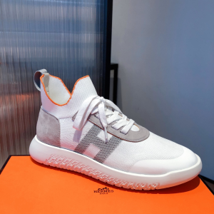 Luxury Womens Shoes Hermes 2020 21FW Crew High Top Sneaker 35 To 41 A151PP430 AA147498