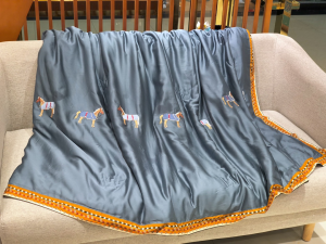Hermes Couvertures Nouvelles Silk Blanket 