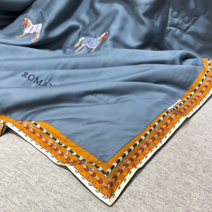 Luxury Home Throw Blanket Hermes Couvertures Nouvelles Silk Blanket A201PP480 AA147722