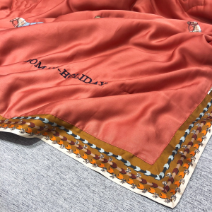 Luxury Home Throw Blanket Hermes Couvertures Nouvelles Silk Blanket A201PP480 AA147724