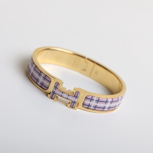 Hermes Clic H Tartan Bracelet 
