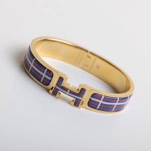 Hermes Clic H Tartan Bracelet 