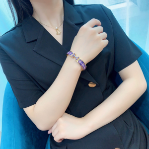 Luxury Womens Jewelry Hermes Clic H Tartan Bracelet A205PP260 AA147735