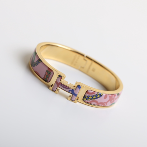 Hermes Clic H Tartan Bracelet 