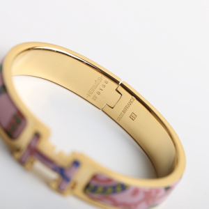 Luxury Womens Jewelry Hermes Clic H Tartan Bracelet A205PP260 AA147736