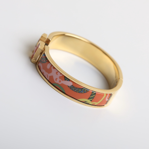 Luxury Womens Jewelry Hermes Clic H Tartan Bracelet A205PP260 AA147737