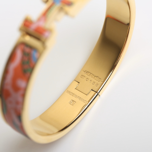 Luxury Womens Jewelry Hermes Clic H Tartan Bracelet A205PP260 AA147737