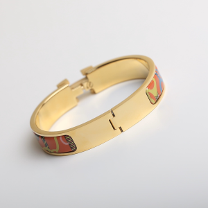 Luxury Womens Jewelry Hermes Clic H Tartan Bracelet A205PP260 AA147737