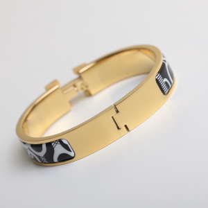 Luxury Womens Jewelry Hermes Clic H Tartan Bracelet A205PP260 AA147738