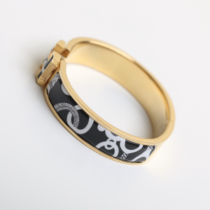 Luxury Womens Jewelry Hermes Clic H Tartan Bracelet A205PP260 AA147738