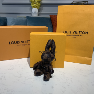Luxury Womens Bag Charms Louis Vuitton Damier Rabbit Bag Charm A62PP130 AA147834