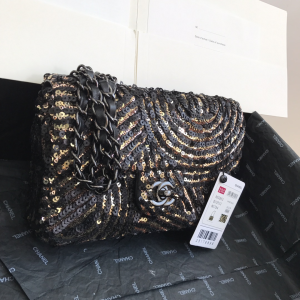 Luxury Womens Handbags Chanel Sequins Mini Flap Bag AS0855 20x16x6CM A53PP880 AA147822