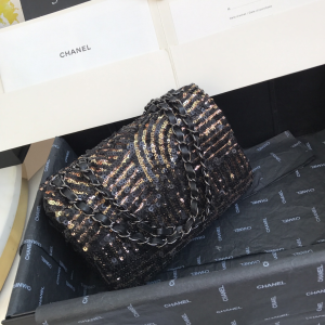 Luxury Womens Handbags Chanel Sequins Mini Flap Bag AS0855 20x16x6CM A53PP880 AA147822
