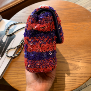 Luxury Womens Handbags Chanel Sequins Mini Flap Bag AS0855 20x16x6CM A53PP880 AA147823