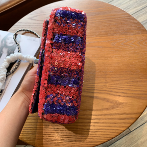 Luxury Womens Handbags Chanel Sequins Mini Flap Bag AS0855 20x16x6CM A53PP880 AA147823