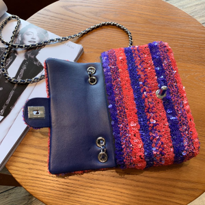 Luxury Womens Handbags Chanel Sequins Mini Flap Bag AS0855 20x16x6CM A53PP880 AA147823