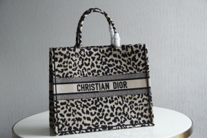 Dior Pre Fall 2021 Book Tote Leopard Bag