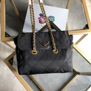 Prada Black Nylon Shoulder Bag